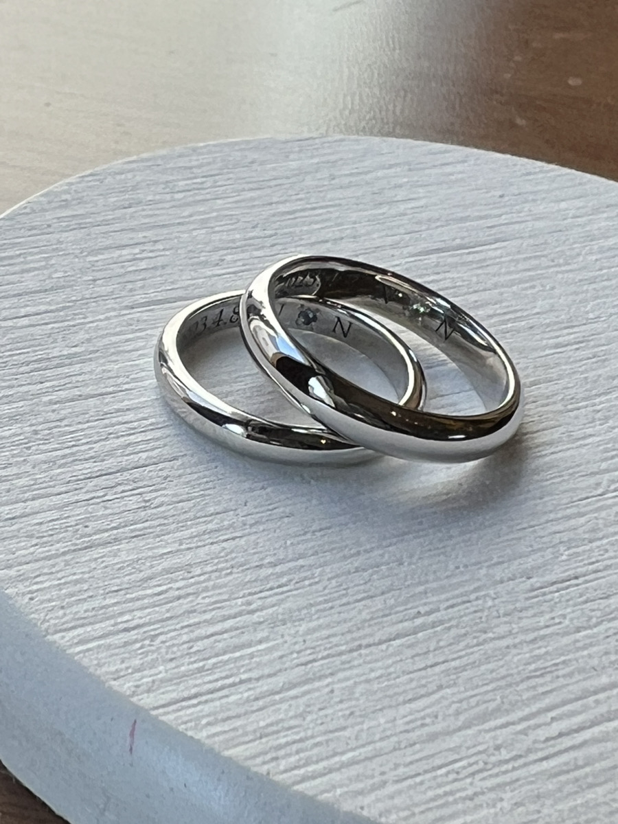 手作り結婚指輪|二人で物作りをしたのが始めてでしたので新鮮な気持ちでした。(8)