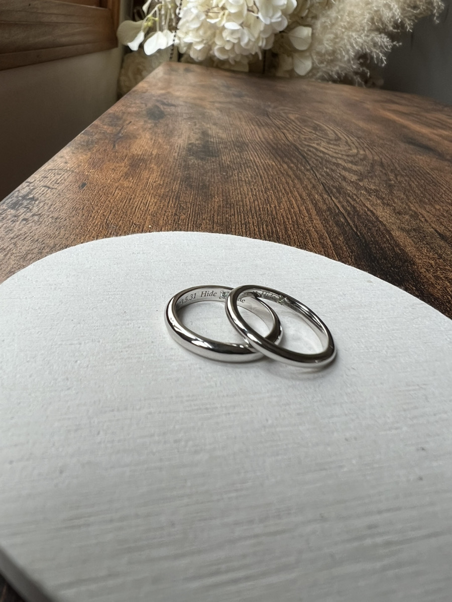 手作り結婚指輪|他のお客さんと被らずに自分達だけで作業したかったので、環境的にもとても満足してます。(5)