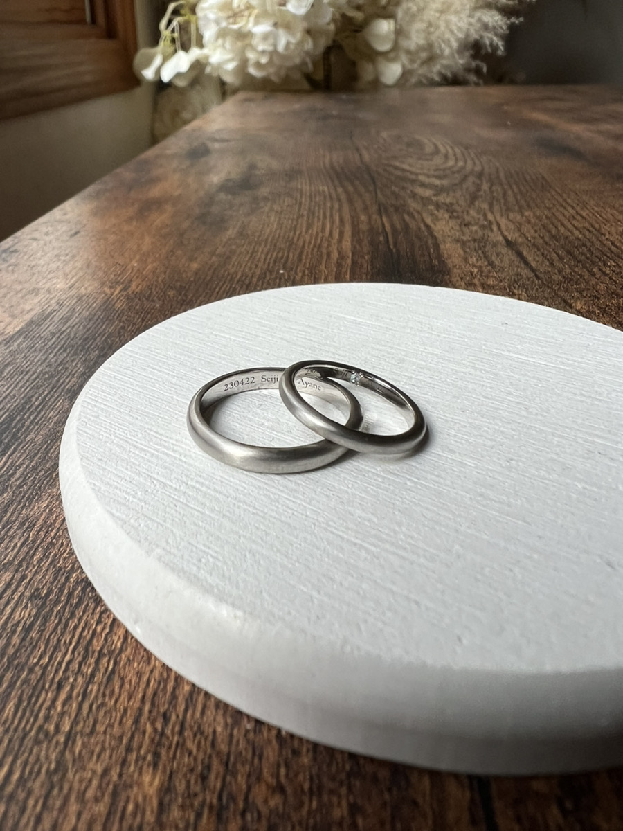 手作り結婚指輪|自分達だけの特別感ある指輪が作れて良かったです！(7)