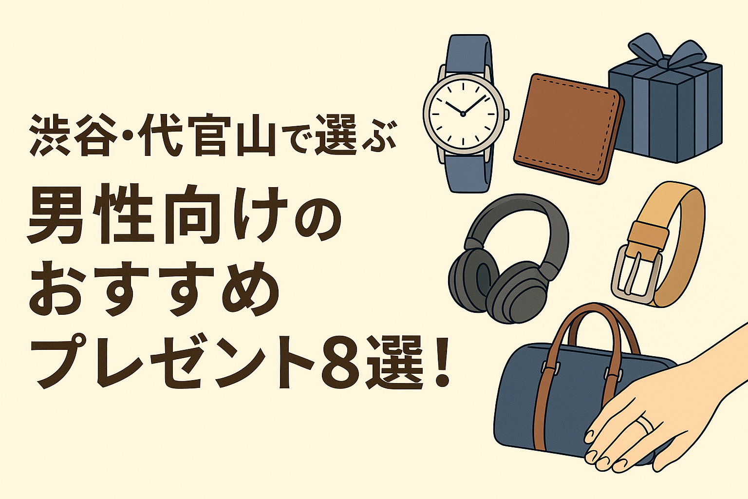 【渋谷・代官山で選ぶ】男性向けおすすめプレゼント8選！おしゃれで喜ばれる人気ギフト特集