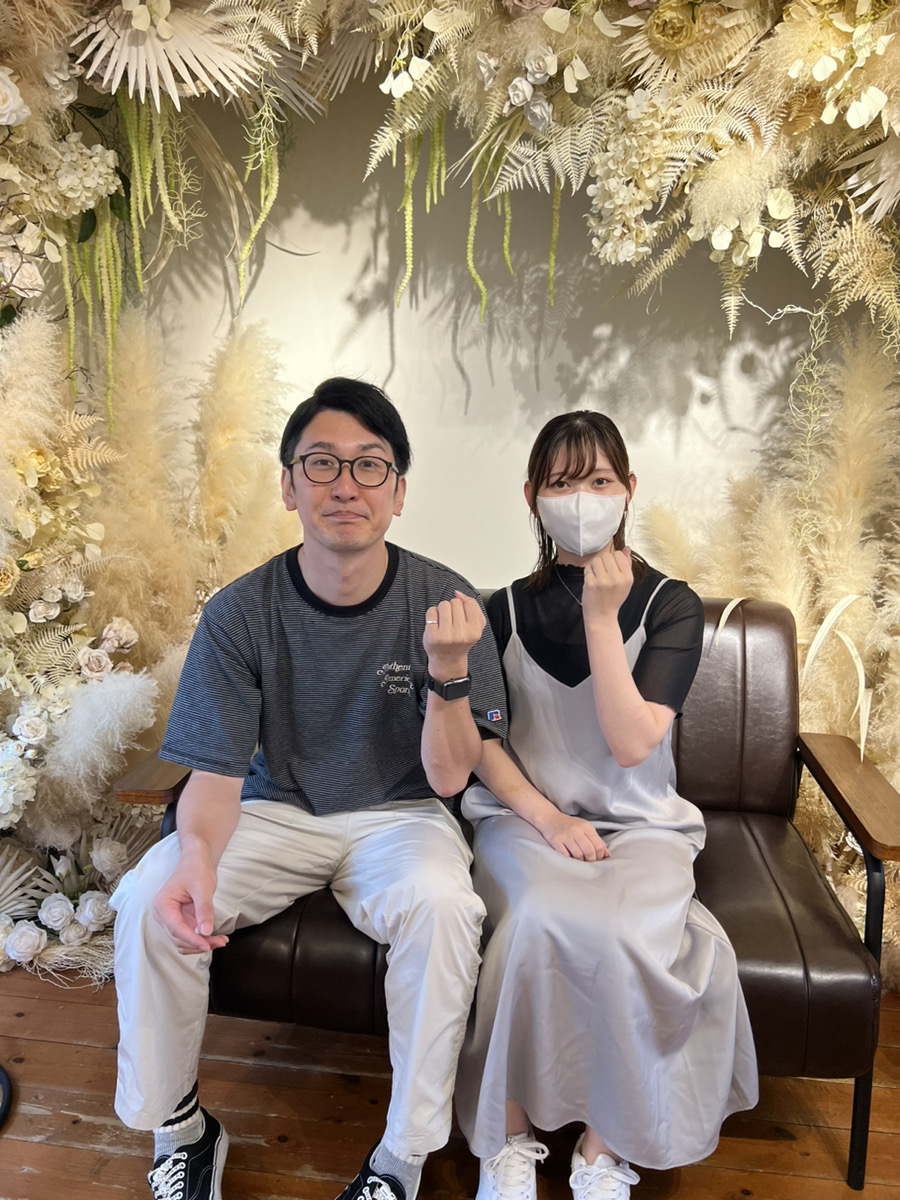 手作りペアリング|初めての体験で、とても楽しかったです。 とても楽しかったので、べつの種類のリング等で作ってみたいです。