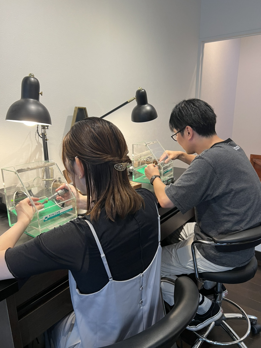 手作りペアリング|初めての体験で、とても楽しかったです。 とても楽しかったので、べつの種類のリング等で作ってみたいです。(3)