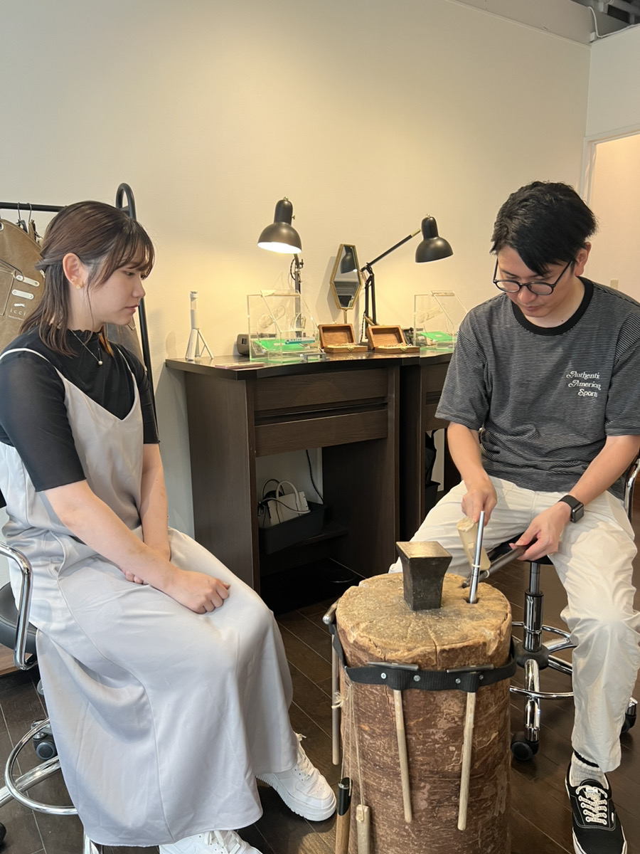 手作りペアリング|初めての体験で、とても楽しかったです。 とても楽しかったので、べつの種類のリング等で作ってみたいです。(5)