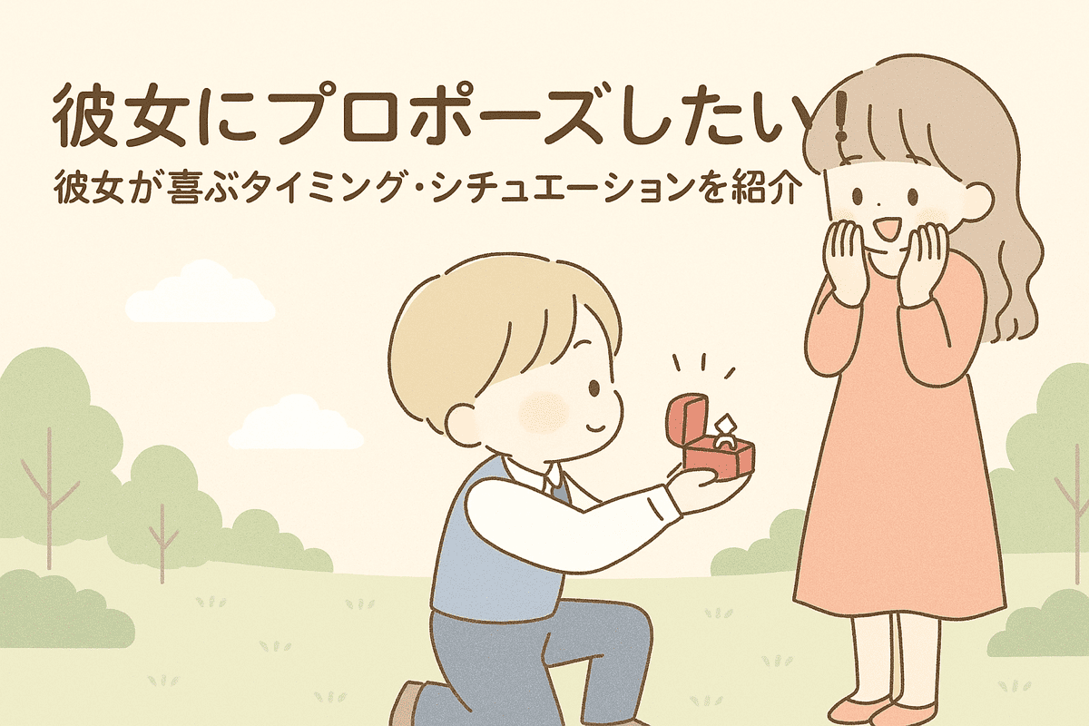 彼女にプロポーズしたい！彼女が喜ぶタイミング・シチュエーションを紹介
