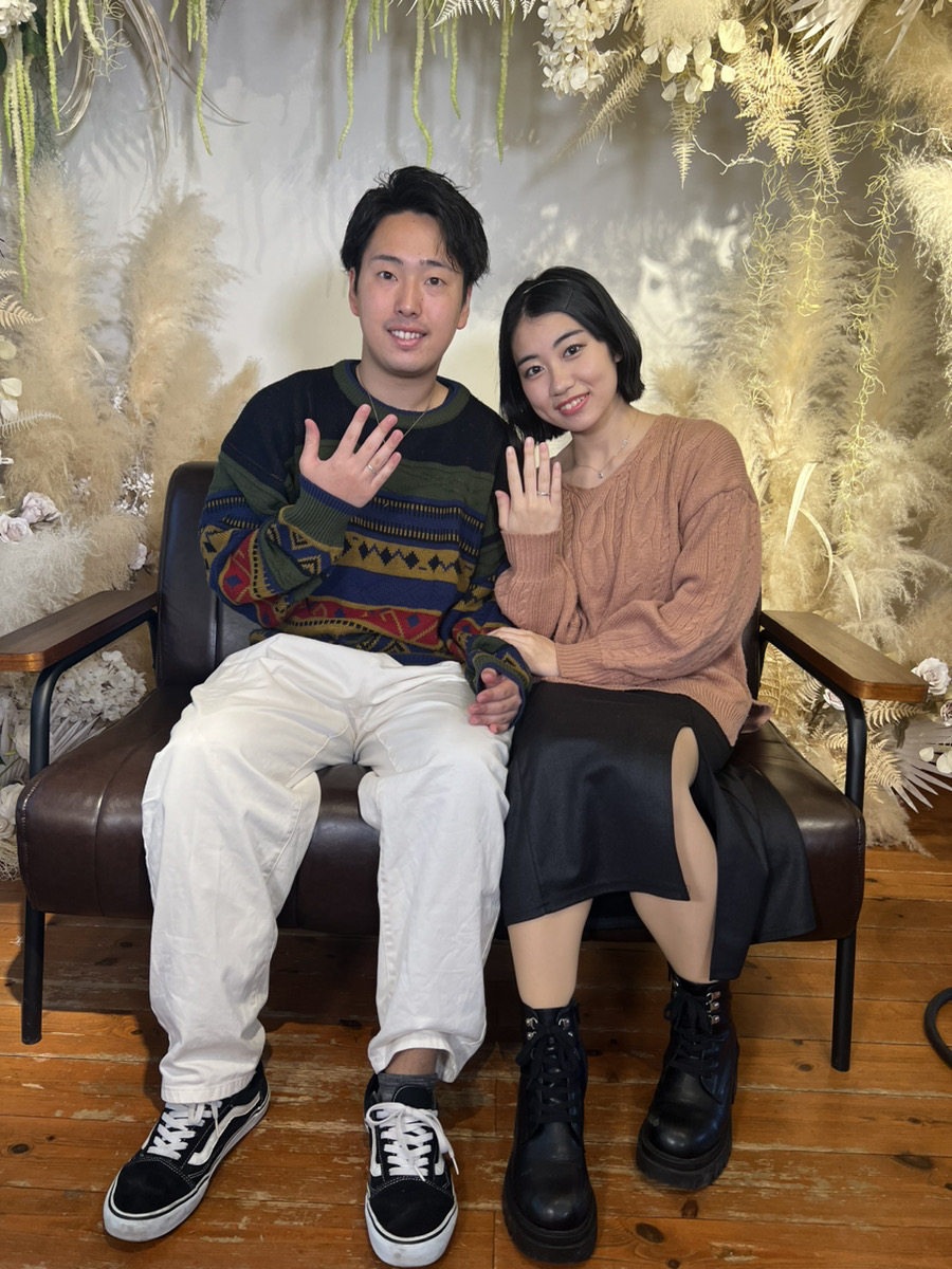 手作りペアリング|艶出し作業が1番わくわくして楽しかったです！