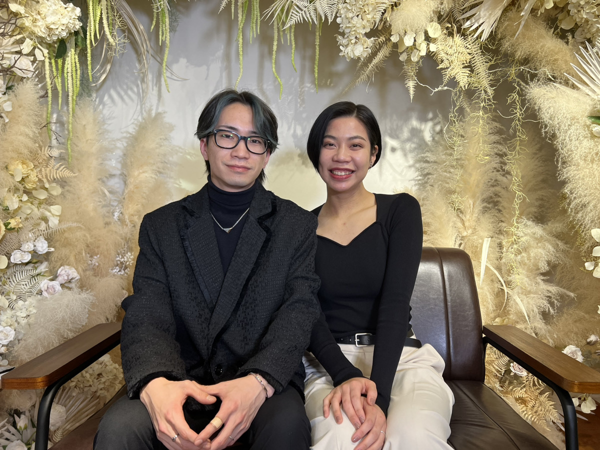 手作りペアリング|2人でこちらに来れて本当に良かったと思います