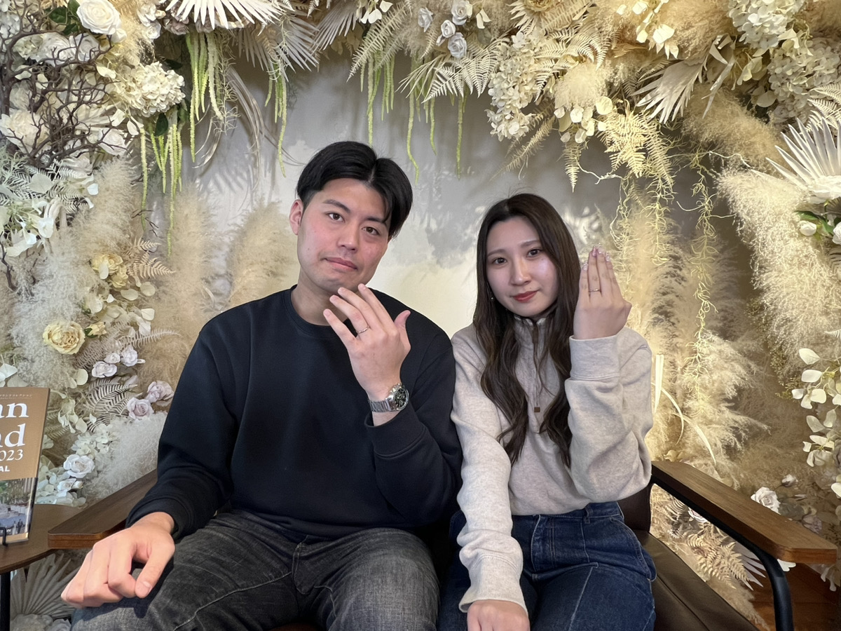 手作り結婚指輪|自分たちの思い描いた世界に一つの指輪ができました