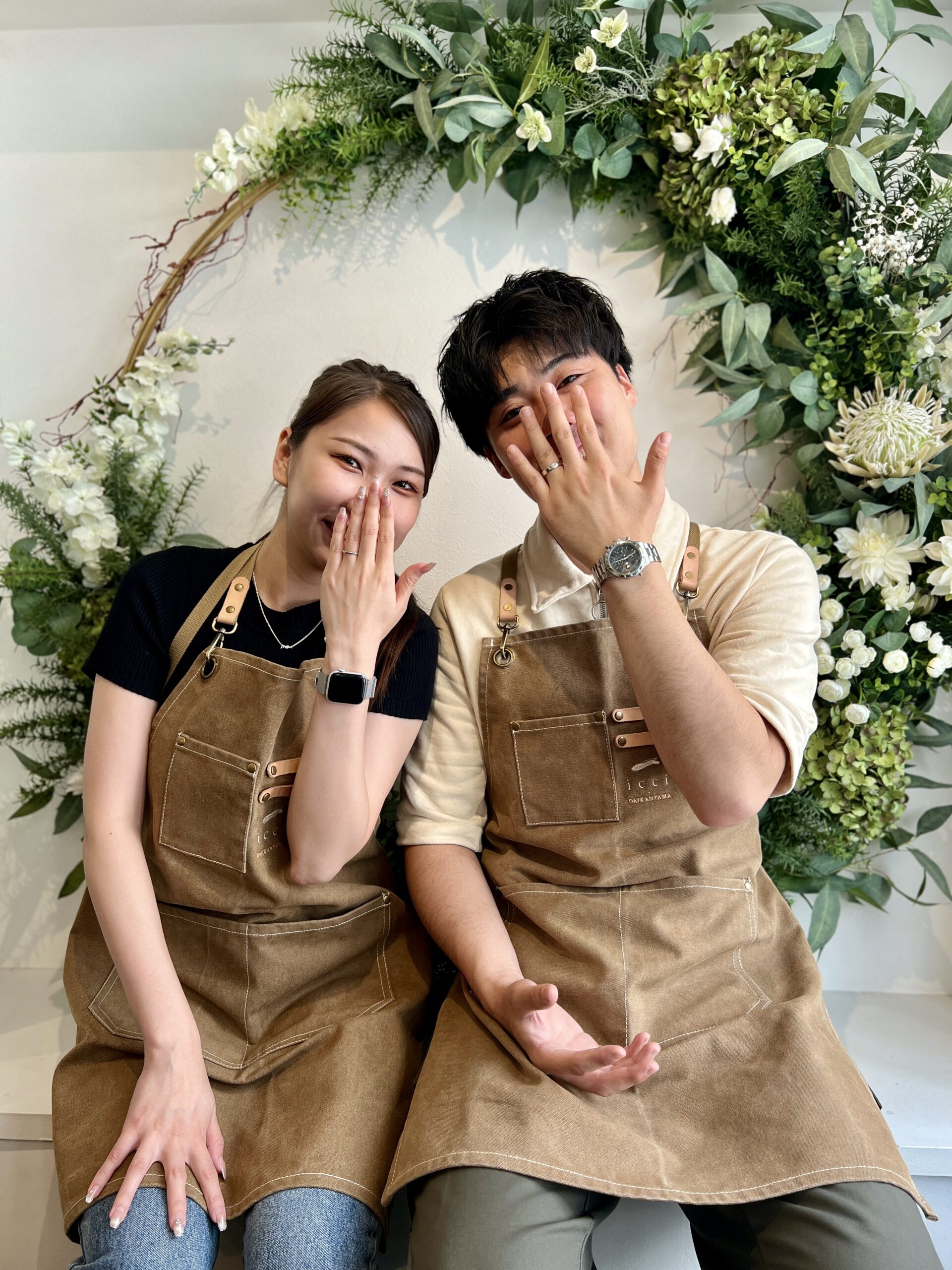 手作りペアリング|一年記念日でお伺いしました