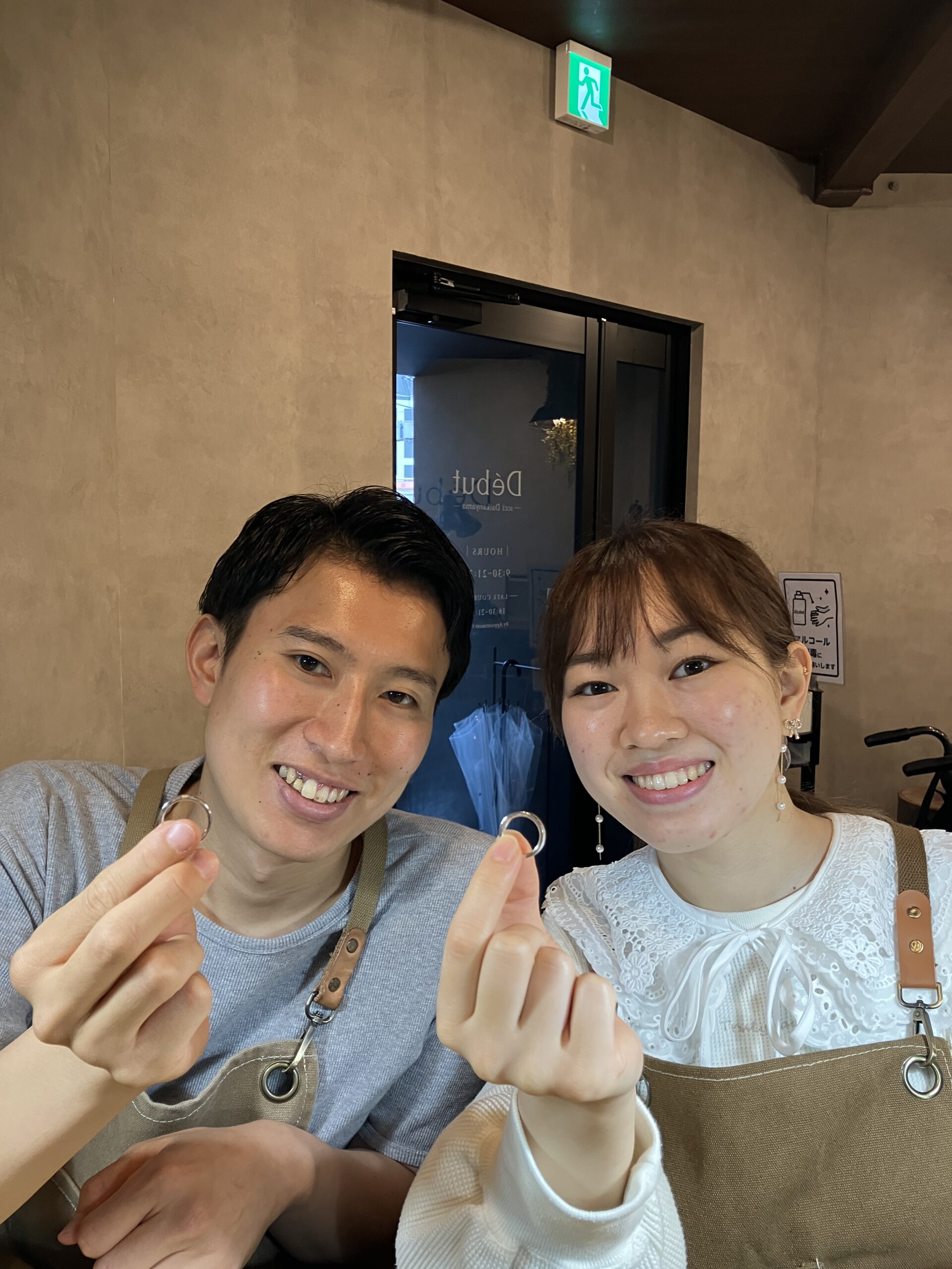 手作りペアリング|楽しく作る事が出来ました