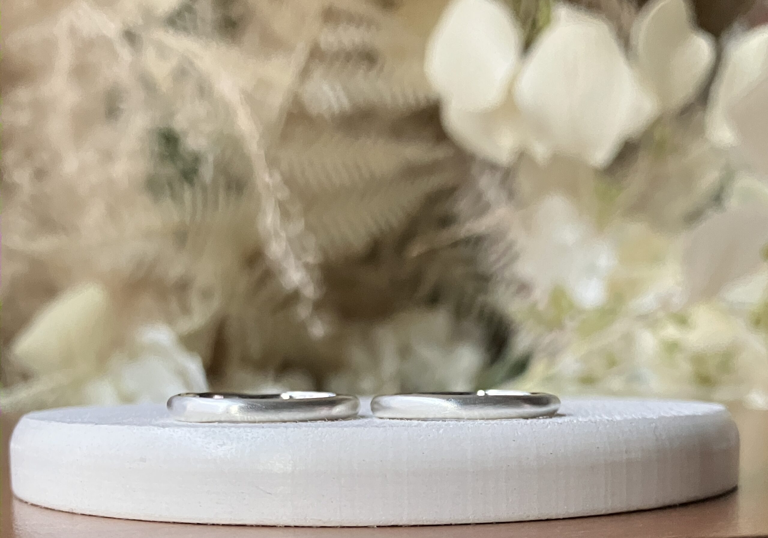 甲丸 つや消し ２mm 手書きレーザー刻印